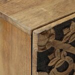 vidaXL Buffet Marron 80 x 33 5 x 75 cm Bois de mangue massif