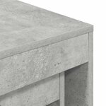 vidaXL Tables gigognes 3 Pièces Gris béton Aggloméré