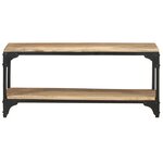 vidaXL Table basse 90x30x40 cm Bois de manguier massif
