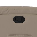 vidaXL Fauteuil inclinable Cappuccino Similicuir