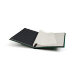 Classeur grand format 32 pages noires pour timbres. Couleur - Vert
