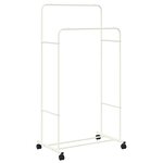 vidaXL Porte-vêtements Uni Blanc 80 x 53 x 156 cm