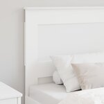 vidaXL Tête de lit avec tête de lit Blanc 100 cm Bois d'ingénierie