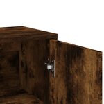 vidaXL Buffet chêne fumé 60x31x84 cm bois d'ingénierie