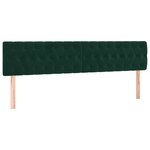 vidaXL Sommier à lattes de lit avec matelas LED Vert foncé 200x200 cm