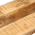 vidaXL Banc 110 cm Bois de manguier brut massif et acier