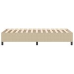 vidaXL Cadre de lit plateforme Vert gris 80 x 200 cm