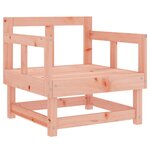 vidaXL Chaises de jardin lot de 2 cm bois massif douglas