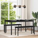 vidaXL Table de salle à manger / Table de repas MÉTAL