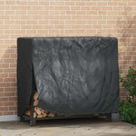 vidaXL Housse de meubles d'extérieur Noir 122 x 61 x 106 cm Tissu 210D