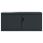 vidaXL Classeur anthracite 90x40x130 cm acier