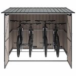 vidaXL Abri de vélo 3 Pièces Anthracite 215 x 206 x 157 cm Métal