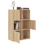vidaXL Armoire de rangement Chêne sonoma 60x29 5x90 cm Bois ingénierie