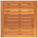 vidaXL Chaise longue 3 Pièces Marron 40 x 40 x 40cm Bois d'acacia massif