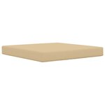 vidaXL Coussin de canapé d'extérieur 3 Pièces Beige Polyester
