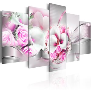 Tableau - pink marriage l x h en cm 200x100