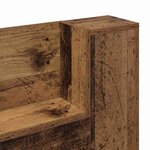 vidaXL Tête de lit Bois ancien 200 x 15 x 103 5 cm Bois d'ingénierie