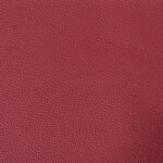 vidaXL Chaise longue avec coussins rouge bordeaux similicuir