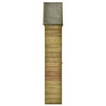 vidaXL Abri à outils de jardin et porte 69 5x32x178cm Pinède imprégnée