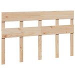 vidaXL Cadre de lit sans matelas 135x190 cm bois de pin massif
