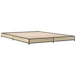 vidaXL Cadre de lit sans matelas chêne sonoma 120x200 cm