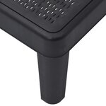 vidaXL Chaise longue réglable en hauteur à 4 positions polypropylène