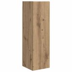 vidaXL Meuble TV mural Montage mural Chêne artisan 30 x 31 x 100 cm