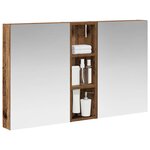 vidaXL Ensemble de Meubles de Salle de Bain 3 Pièces 100 x 10 5 x 60 5 cm