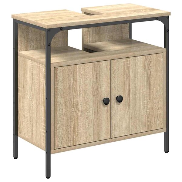 vidaXL Meuble de Lavabo de Salle de Bain Beige 60 x 30 x 60 cm