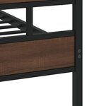 vidaXL Cadre de lit sans matelas avec tête de lit et pied de lit