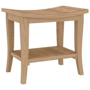 vidaXL Table d'appoint de salle de bain 50x35x45cm bois de teck solide
