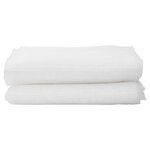 vidaXL Filet Anti-insectes Blanc 2 x 10 m HDPE