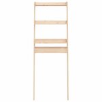 vidaXL Étagère de toilette 63 5x32x179 cm Bois de pin massif