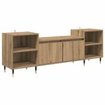 vidaXL Meuble TV Chêne artisanal 160 x 35 x 55 cm Bois d'ingénierie