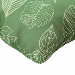 vidaXL Coussins Éparpillés 4 pc Tissu en Polyester Motif feuilles