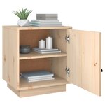 vidaXL Tables de chevet 2 Pièces 40x34x45 cm Bois de pin massif