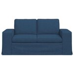 vidaXL Canapé Bleu 162 x 80 x 82 cm tissu