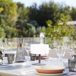 Lampe de table sans fil Atlas Rock 20 cm - Pied en acier - Gris - LED blanc chaud et blanc