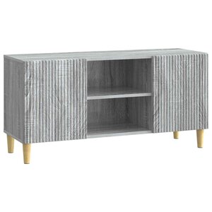 vidaXL Meuble TV 102 x 34 5 x 50 cm Sonoma gris Bois d'ingénierie