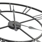 vidaXL Horloge murale vintage avec mouvement à quartz Métal 80 cm XXL