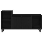 vidaXL Meuble TV Chêne noir 100 x 35 x 55 cm Bois d'ingénierie