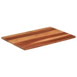 vidaXL Dessus de table bois massif d'acacia 25-27 mm 60x90 cm