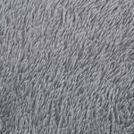 vidaXL Tapis shaggy à poils longs NAVARRA gris argenté 300x200 cm