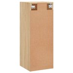 vidaXL Armoire murale chêne sonoma 34 5x34x90 cm bois d'ingénierie