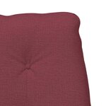 vidaXL fauteuil Bordeaux 69 x 74 x 93 cm Tissu et Contreplaqué