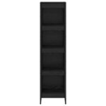 vidaXL Bibliothèque Chêne noir 80 x 30 x 155 cm Bois d'ingénierie