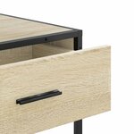vidaXL Table console chêne sonoma 90x35x80 cm bois d'ingénierie