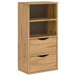 vidaXL Armoire latérale avec tiroirs ODDA 40x24x79 cm bois massif pin