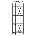 vidaXL Étagère chêne artisanal 40 x 30 x 146 cm Bois d'ingénierie