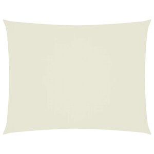 vidaXL Voile de parasol tissu oxford rectangulaire 5x6 m crème
